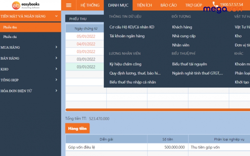 EasyBooks – Hệ thống kế toán online dễ dùng cho doanh nghiệp nhỏ